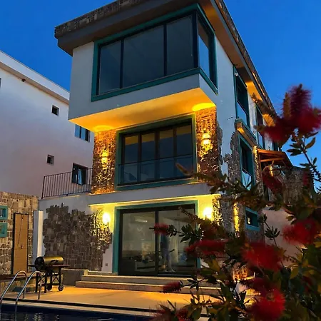 Turquoise With Jacuzzi And Private Pool Milas