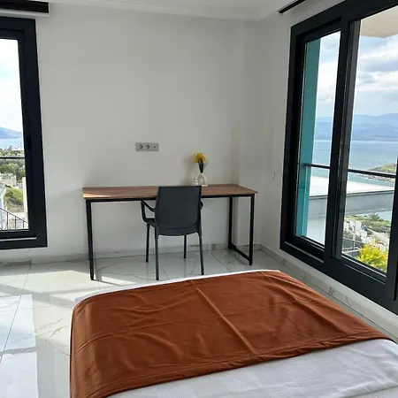 Turquoise With Jacuzzi And Private Pool 别墅 Milas